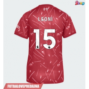 Lacne Ženy Futbalové dres Liverpool Giovanni Leoni #15 2026-27 Krátky Rukáv - Domáci